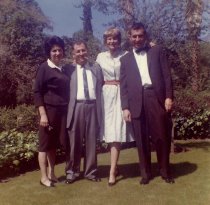 Betty & Jules Sandford with Sol & Ev Rosenthal